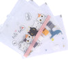 Folder kawaii impermeable de gatitos tamaño media carta pack 12 pzs