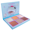 Maquillaje Girabella Kawai Kitty Kit 6 Sombras +Iluminador GI6-1018