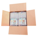 PACK 6 PLUMONES DUO KAWAII  CON 12 COLORES