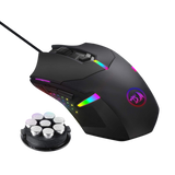 Mouse Gamer Redragon Centrophorus 2 M601-RGB Negro