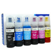 Pack Tinta Generica para Epson Dye Hd T574120 / T574320 / T574220 / T574620 / T574520 EcoTank L8050, 6 Colores ( BK, C, M, Y, LC, LM) 70ml c/u