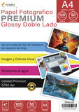 Papel Fotográfico Doble Lado Glossy Carta/ 50 Hojas 120gr