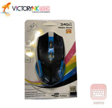 Mouse gaming retroilumin led, salida USB, cable reforzado, uso rudo Owii MOU05