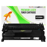 Toner Victorynk Genérico para Hp CF 258A CF258A 58A /Sin Chip M404/M428, 3000 Págs